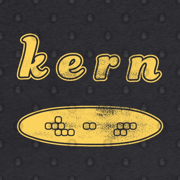 Kerning Corncob Graphic Designer Humor by Commykaze